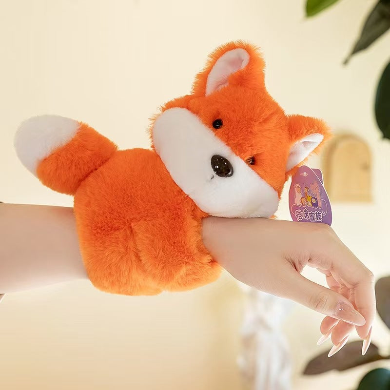 Soft and fun Animal Slap Bracelet Plush Toy
